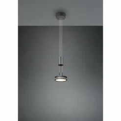 Luminaires Trio Éclairage Led|Suspension Trio-Leuchten Franklin LED Anthracite, 1 lumière