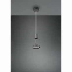 Luminaires Trio Éclairage Led|Suspension Trio-Leuchten Franklin LED Anthracite, 1 lumière