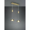 Luminaires Trio Éclairage Led|Suspension Trio-Leuchten Franklin LED Laiton, 2 lumières
