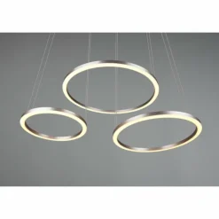 Luminaires Trio Suspensions|Suspension Trio-Leuchten Morrison LED Nickel mat, 1 lumière