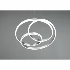 Luminaires Trio Éclairage Led|Suspension Trio-Leuchten Yara LED Nickel mat, 1 lumière