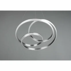 Luminaires Trio Éclairage Led|Suspension Trio-Leuchten Yara LED Nickel mat, 1 lumière