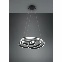 Luminaires Trio Éclairage Led|Suspension Trio-Leuchten Yara LED Noir, 1 lumière