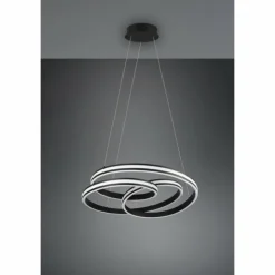 Luminaires Trio Éclairage Led|Suspension Trio-Leuchten Yara LED Noir, 1 lumière