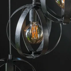 hofstein Suspensions|Suspension Turn Anthracite, 3 lumières