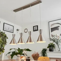 hofstein Suspensions|Suspension Vijes Nickel mat, 4 lumières