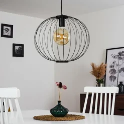 hofstein Suspensions|Suspension Wharua Noir, 1 lumière