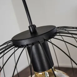 hofstein Suspensions|Suspension Wharua Noir, 1 lumière