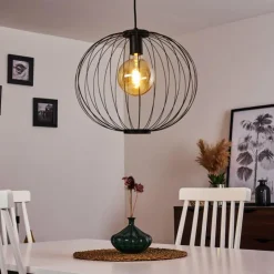 hofstein Suspensions|Suspension Wharua Noir, 1 lumière