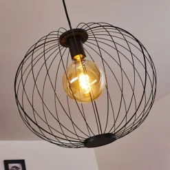 hofstein Suspensions|Suspension Wharua Noir, 1 lumière