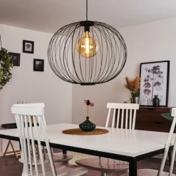 hofstein Suspensions|Suspension Wharua Noir, 1 lumière