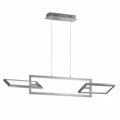 Luminaires Wofi Suspensions|Suspension WOFI MURIEL LED Nickel mat, 1 lumière