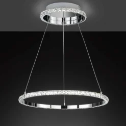 Luminaires Wofi Suspensions|Suspension Wofi-Leuchten HARLEY LED Chrome, 1 lumière