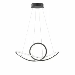Luminaires Wofi Éclairage Led|Suspension Wofi-Leuchten MADISON LED Noir, 1 lumière, Télécommandes