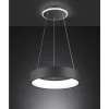 Luminaires Wofi Éclairage Led|Suspension Wofi-Leuchten SHAY LED Noir, 1 lumière