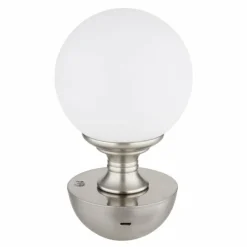 Luminaires Globo Lighting Éclairage Led|Tabina Lampe à poser LED Nickel mat, 1 lumière