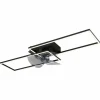 Tatjana Ventilateur de plafond lumineux Luminaires Globo Lighting LED Noir, 1 lumière, Télécommandes