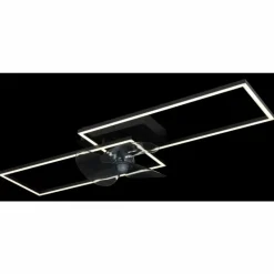 Tatjana Ventilateur de plafond lumineux Luminaires Globo Lighting LED Noir, 1 lumière, Télécommandes