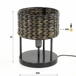 hofstein Lampes À Poser|Tischleuchte Lampe à poser Brun foncé, 1 lumière