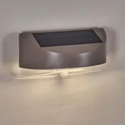 Tolerud Lampe murale d´extérieur LED Gris, Argenté, 1 lumière, Détecteur de mouvement