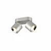 Luminaires Trio Spots Et Projecteurs|Trio GUAYANA Plafonnier Nickel mat, 2 lumières