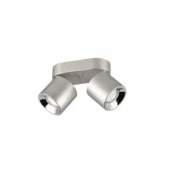 Luminaires Trio Spots Et Projecteurs|Trio GUAYANA Plafonnier Nickel mat, 2 lumières