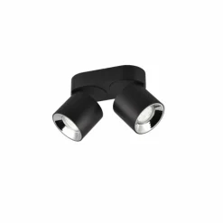 Luminaires Trio Spots Et Projecteurs|Trio GUAYANA Plafonnier Noir, 2 lumières