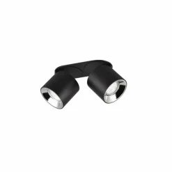 Luminaires Trio Spots Et Projecteurs|Trio GUAYANA Plafonnier Noir, 2 lumières