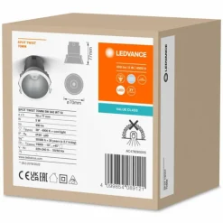 Luminaires Ledvance Luminaires Encastrés|Twist Spot encastrable LED Argenté, Blanc, 1 lumière