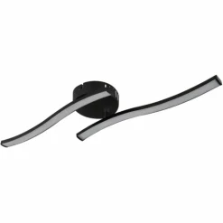 Luminaires Globo Lighting Éclairage Led|Tyler Plafonnier LED Noir, 1 lumière