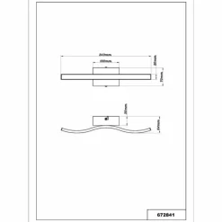 Luminaires Globo Lighting Éclairage Led|Tyler Plafonnier LED Noir, 1 lumière