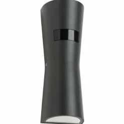Uhra Luminaire Up & Down, Applique murale Luminaires LCD LED Anthracite, 2 lumières, Détecteur de mouvement