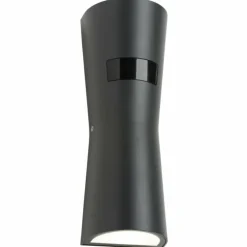 Uhra Luminaire Up & Down, Applique murale Luminaires LCD LED Anthracite, 2 lumières, Détecteur de mouvement