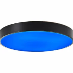 Vadin Plafonnier Luminaires Brilliant LED Noir, 1 lumière, Télécommandes