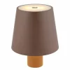 Vannie Lampe à poser Luminaires Globo Lighting LED Brun, 1 lumière