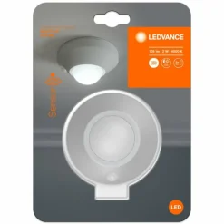 Luminaires Ledvance Éclairage Led|veilleuse LEDVANCE NIGHTLUX® Argenté, 1 lumière, Détecteur de mouvement