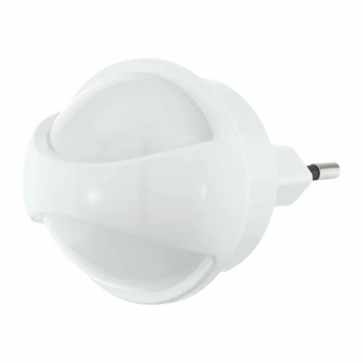 Luminaires Eglo Éclairage Led|Veilleuse pour prise électrique Eglo TINEO LED Blanc, 1 lumière, Détecteur de mouvement