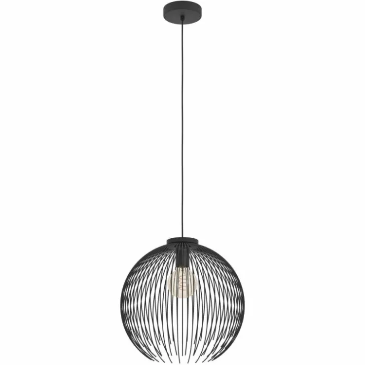Luminaires Eglo Suspensions|VENEZUELA Suspension Noir, 1 lumière