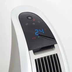 Ventilateur Benidorm Noir, Argenté, Télécommandes