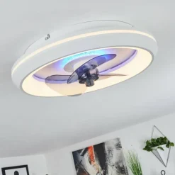 Ventilateur de plafond Tirkkala LED, 1 lumière