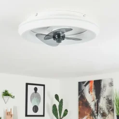 Ventilateur de plafond Tirkkala LED, 1 lumière