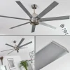 Ventilateur de plafond Aargaard Acier inoxydable, Télécommandes