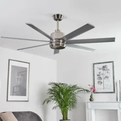 Ventilateur de plafond Aargaard Acier inoxydable, Télécommandes