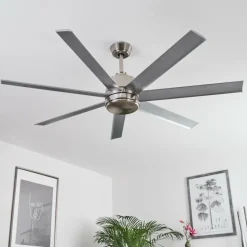 Ventilateur de plafond Aargaard Acier inoxydable, Télécommandes