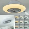 Ventilateur de plafond Chaville LED Blanc, 1 lumière, Télécommandes