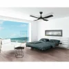 Ventilateur de plafond Eglo BONDI 48 LED Noir, 1 lumière