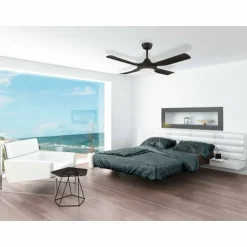 Ventilateur de plafond Eglo BONDI 48 LED Noir, 1 lumière