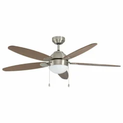 Ventilateur de plafond Eglo SUSALE Nickel mat, 1 lumière