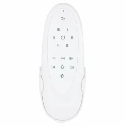 Ventilateur de plafond Globo VIVIANA LED Nickel mat, 1 lumière, Télécommandes