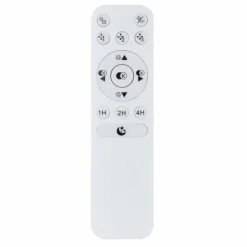 Ventilateur de plafond Globo TRAVO LED Noir, 1 lumière, Télécommandes
